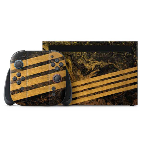 Striped Marble Nintendo Switch 2 (2025) with Joy-Con Skin